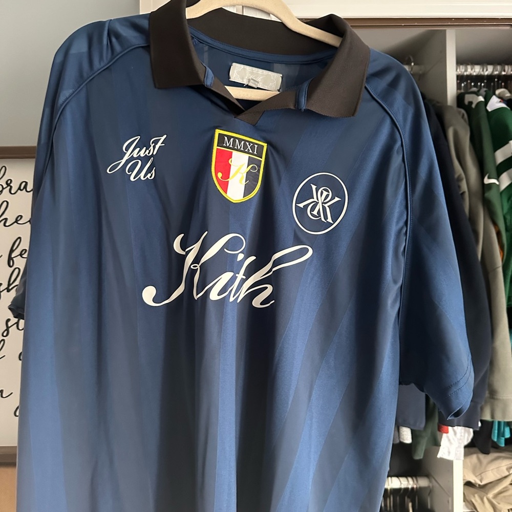 Kith Shadow Stripe Marcel Soccer Top